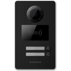 Wideodomofon dwużyłowy panel zewnętrzny, dwurodzinny T-OS08-B