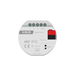 Dopuszkowy aktor KNX wielofunkcyjny 3-kanałowy 6A