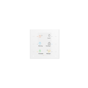 SZKLANY PRZYCISK KNX GS3 PRO biały
