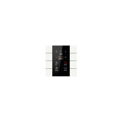 Przycisk KNX 55mm 8-polowy biały z LCD
